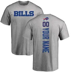 Custom Buffalo Bills Men's Backer T-Shirt - Ash