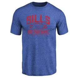 Custom Buffalo Bills Men's Royal by Flanker Tri-Blend T-Shirt -