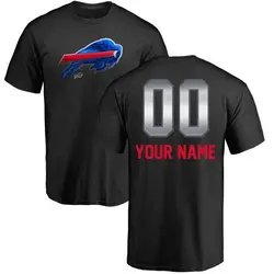 Custom Buffalo Bills Youth Black by Midnight Mascot T-Shirt -