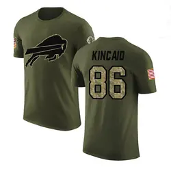 Dalton Kincaid Buffalo Bills Men's Legend Olive Salute to Service T-Shirt