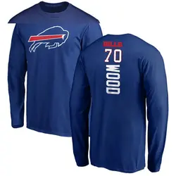 Eric Wood Buffalo Bills Youth Royal Backer Long Sleeve T-Shirt -