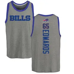 Mike Edwards Buffalo Bills Men's by Backer Tri-Blend Tank Top - Ash