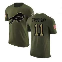 Mitchell Trubisky Buffalo Bills Youth Legend Olive Salute to Service T-Shirt