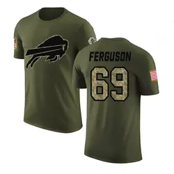 Reid Ferguson Buffalo Bills Men's Legend Olive Salute to Service T-Shirt