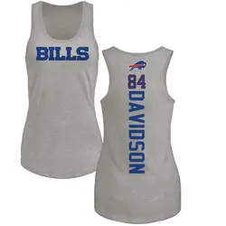 Zach Davidson Buffalo Bills Women's by Backer Tri-Blend Tank Top - Ash